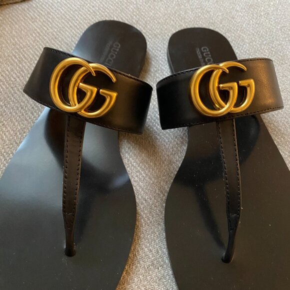 Gucci Marmont Thong Sandals - Picture 3 of 5